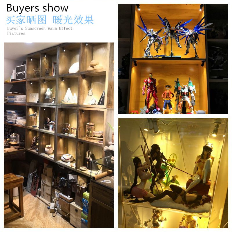LED串联1W迷你小射灯珠宝展柜灯手办模型柜台展示灯明装酒柜射灯