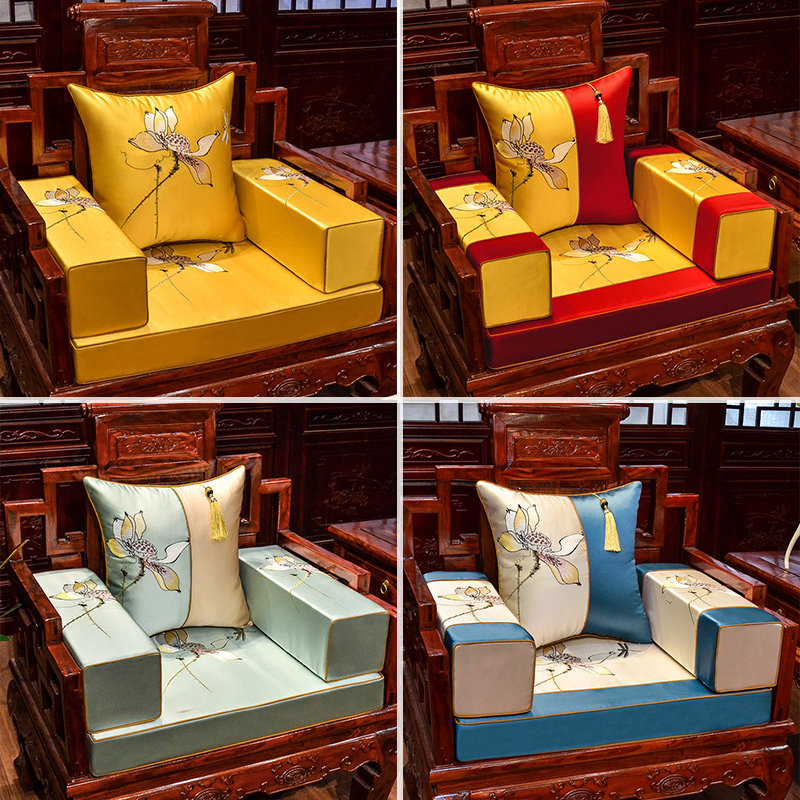 飘窗垫子窗台垫四季通用阳台垫中式卡座轻奢榻榻米垫沙发坐垫椅垫