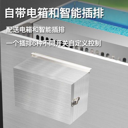 鱼池水循环净化系统户外锦鲤池过滤箱静音增氧大水泵不锈钢过滤器