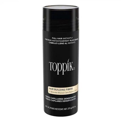 TOPPIK密发纤维粉补发际线假发填充 深棕遮盖头顶稀疏增发喷雾