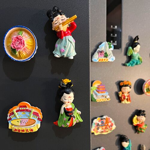 陕西西安冰箱贴磁贴创意礼品城市旅行纪念品兵马俑磁力吸铁石