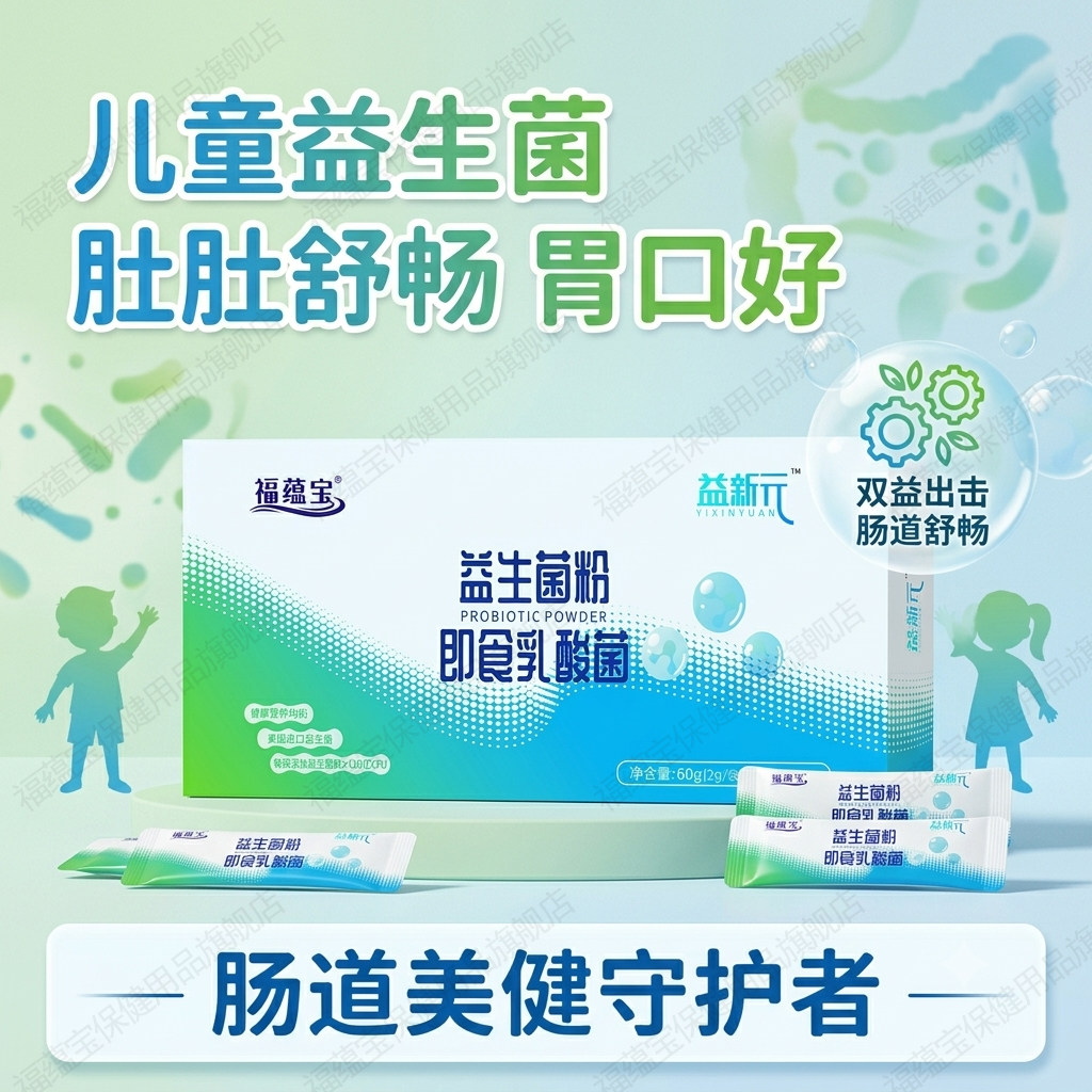 福蕴宝益生菌粉孕妈婴幼儿成人儿童即食型益生菌