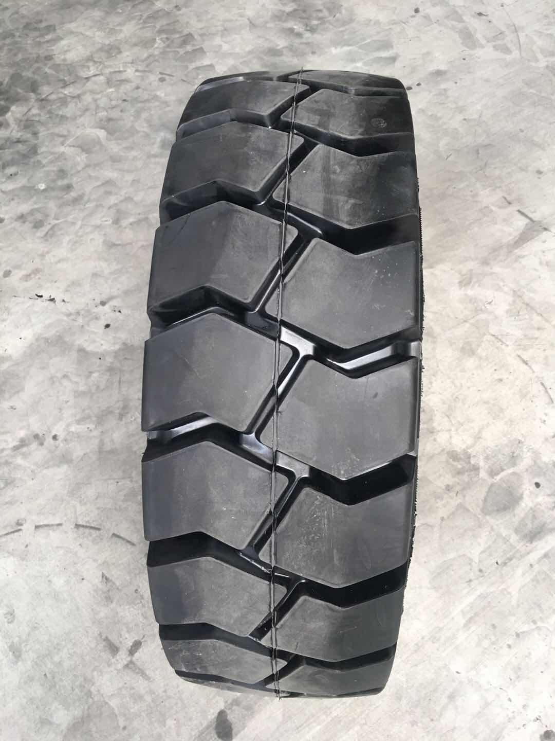 叉车实心轮胎23*9-10轮胎23x9-10电动叉车充气轮胎