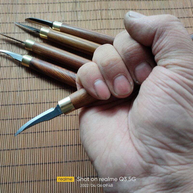 雕刻刀木工雕刀细节刻刀横刀削刀手工雕刻刀横手刀根雕刀嫁接刀
