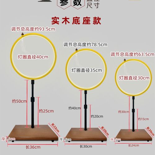 佛像背光灯观音菩萨神龛灯背后佛光普照供座台摆放架圆背景灯摆件