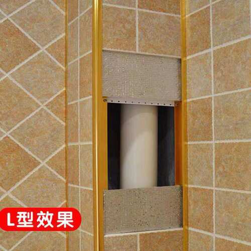包下水管道厨房阳台卫生间烟道新型包管支架包管材料瓷砖管道装饰