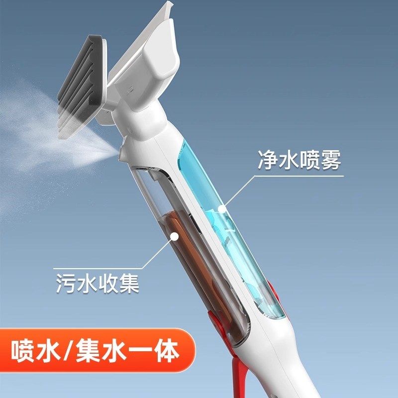 擦玻璃神器家用2024新款高层外窗清洗玻璃刮水器双面窗户保洁工具