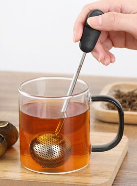 旋转泡茶球304不锈钢小青柑花茶分离滤包办公室便携懒人喝茶工具