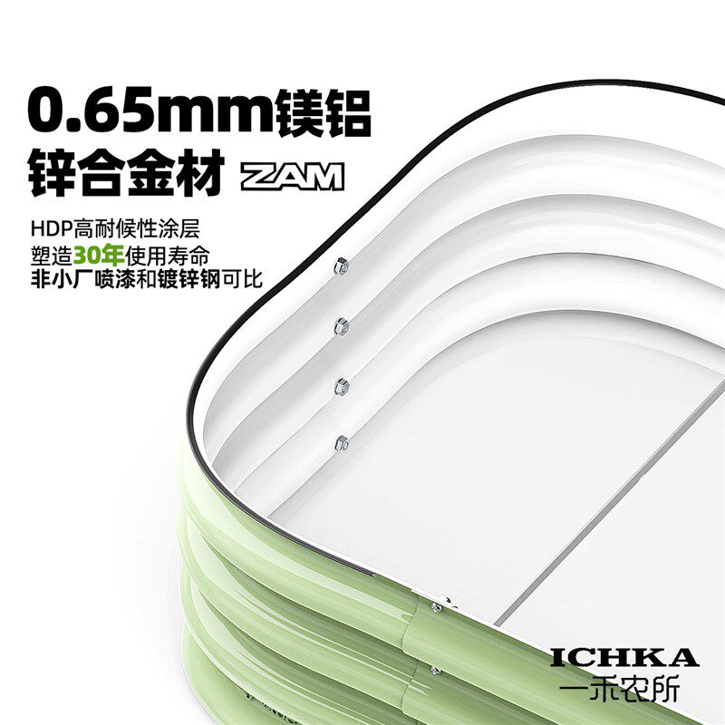 铝合金花箱户外庭院花盆定制组合花坛市政道路护栏大号种树种植箱