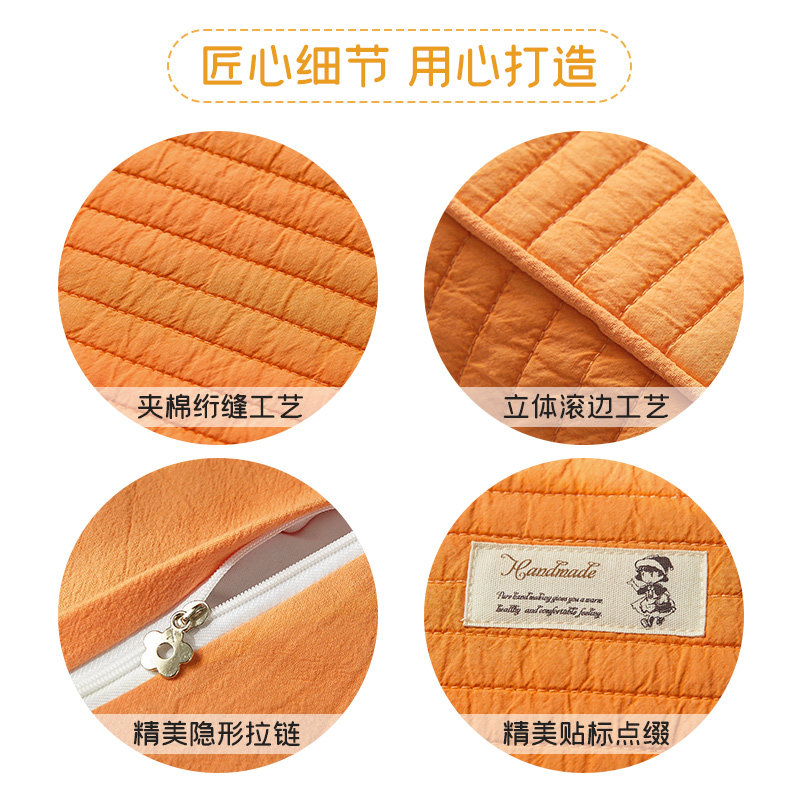 艾洛琳全荞麦壳枕头学生硬高枕家用纯荞麦皮枕芯单人护颈枕助睡眠