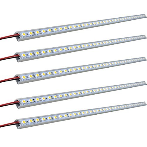 led硬灯条柜台灯12v 24V灯带5050高亮暗格珠宝手机展示柜照明图片
