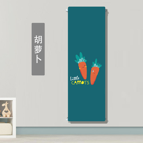 卡通暖气片罩竖款家用简约暖气套遮挡防熏立式暖气片防尘罩套定制