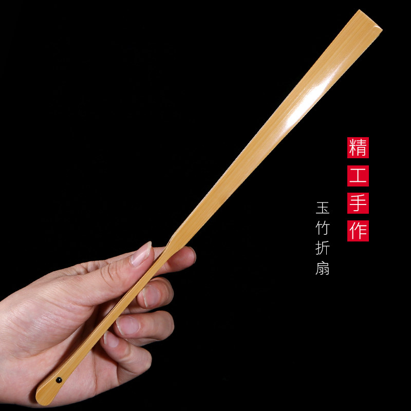 飞炽95寸名家精工玉竹折扇苏工扇面手工扇骨中国风传统工艺扇子