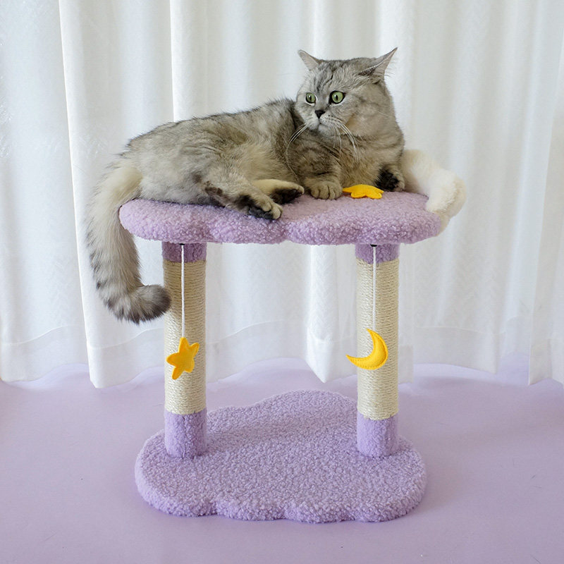 网红猫爬架小型猫窝猫树一体麻绳猫抓柱子猫跳台猫咪玩具宠物用品