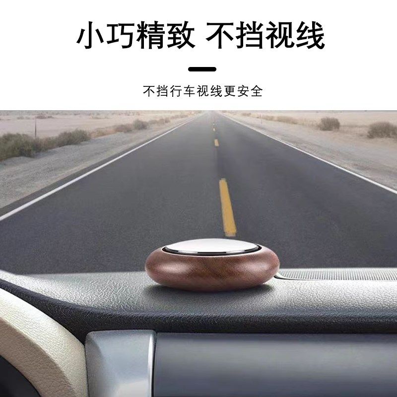 车载实木质香薰摆件汽车创意内饰高档纯实木持久淡香定制质感饰品