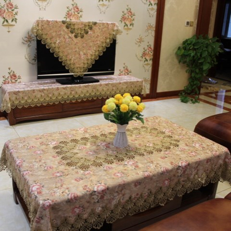 欧式茶几桌布布艺长方形客厅家用餐桌布小方桌正方形桌布椅垫防烫