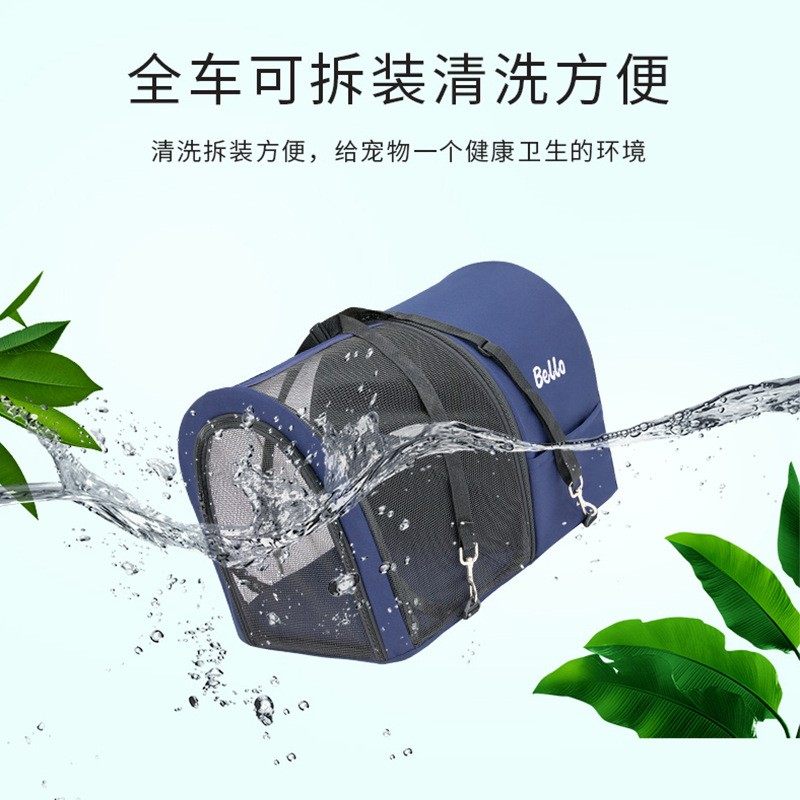 BL12轻便折叠双层宠物手推车狗狗大空间推车笼四轮户外出行用品