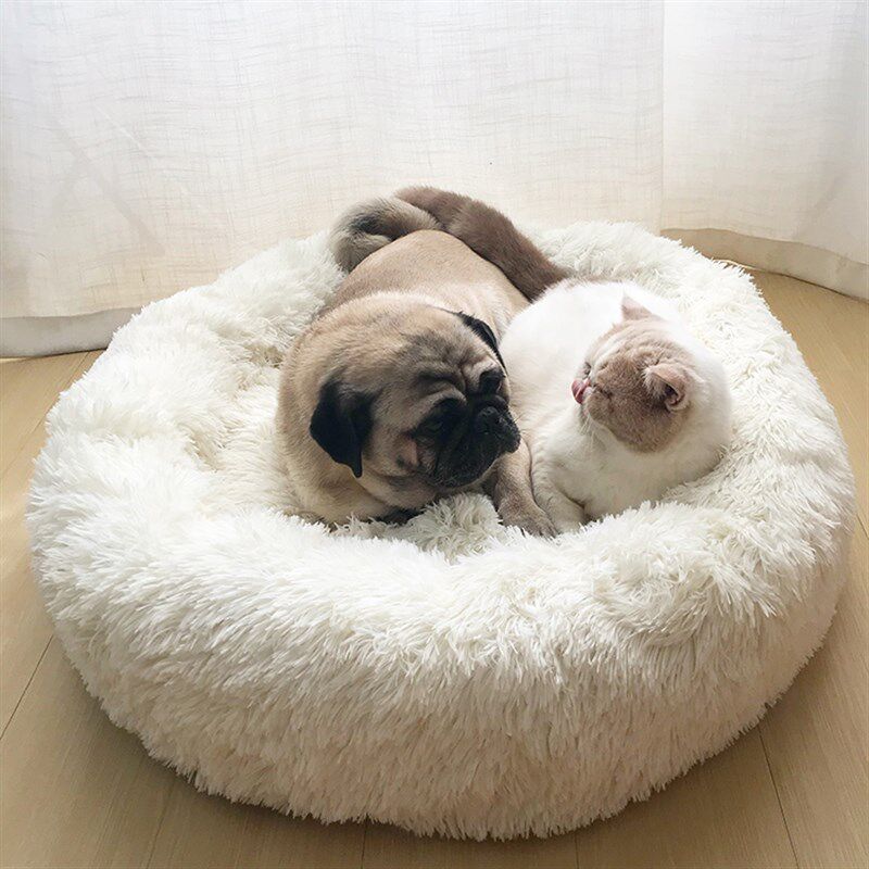 法斗深度睡眠狗窝猫窝中小型犬狗垫泰迪巴哥法斗狗窝保暖宠物用品