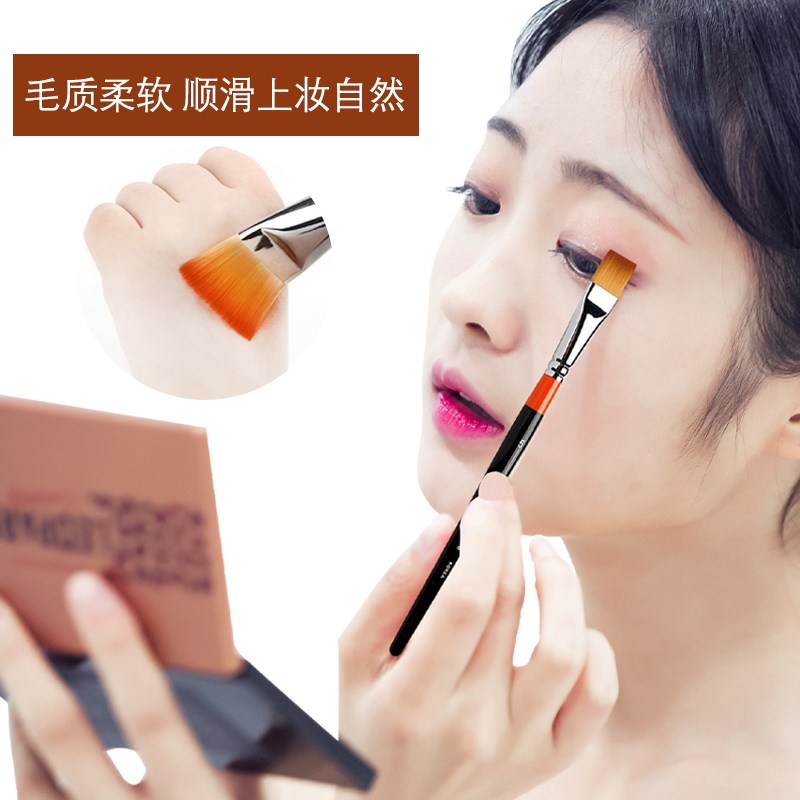 韩国HwaHong华虹尼龙毛平头图案笔/水粉笔/油画笔948遮瑕化妆刷粉图片