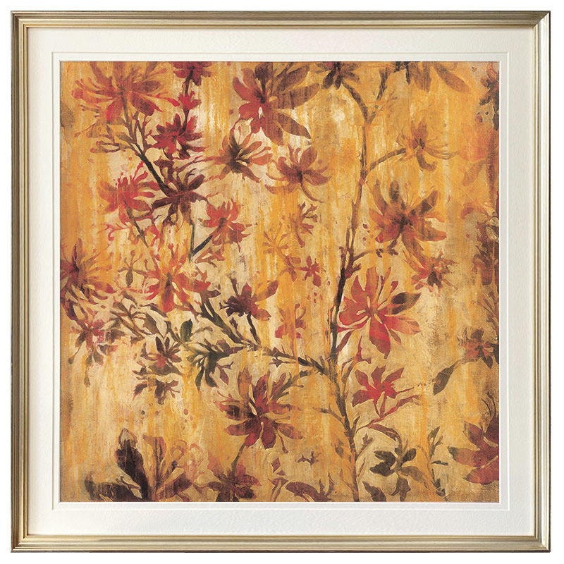 简美卧室装饰画玄关走廊客厅画餐厅大幅壁画别墅酒店挂画热带植物