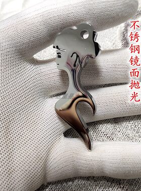 不锈钢创意礼品304美女启子啤酒开瓶器男士汽车钥匙扣挂件便携式