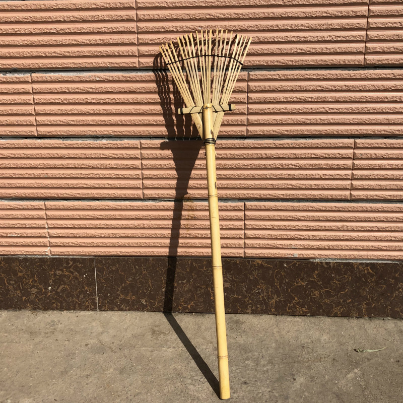 梦典 儿童扫把竹耙子幼儿园小朋友玩具道具小扫帚装饰笤帚熊孩子