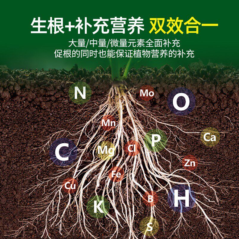营养液植物通用型树木移栽壮苗专用肥料强力生根剂大树复活营养液