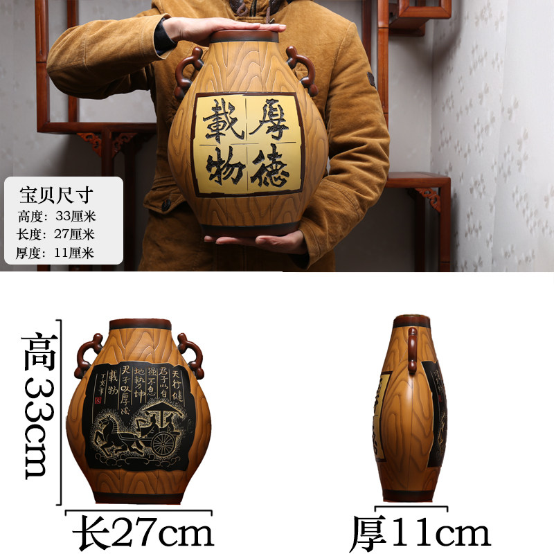 新中式陶瓷入户进门玄关香供桌台条几条案博古架电视柜装饰品摆件