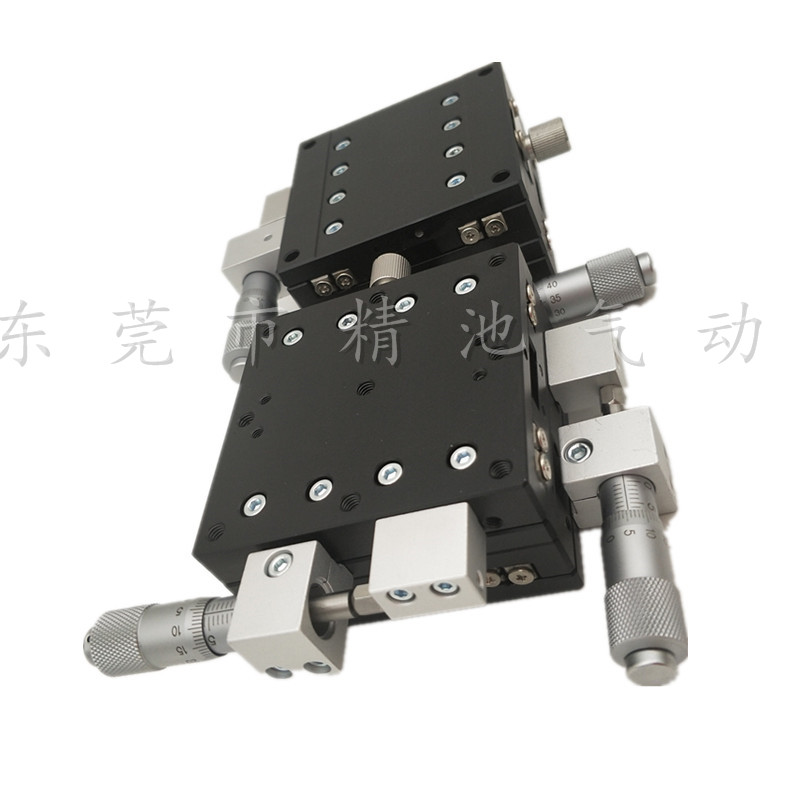 XY轴手动精密微调平台LY100 125-C/L/R/CM/LM/RM移动升降十字平台