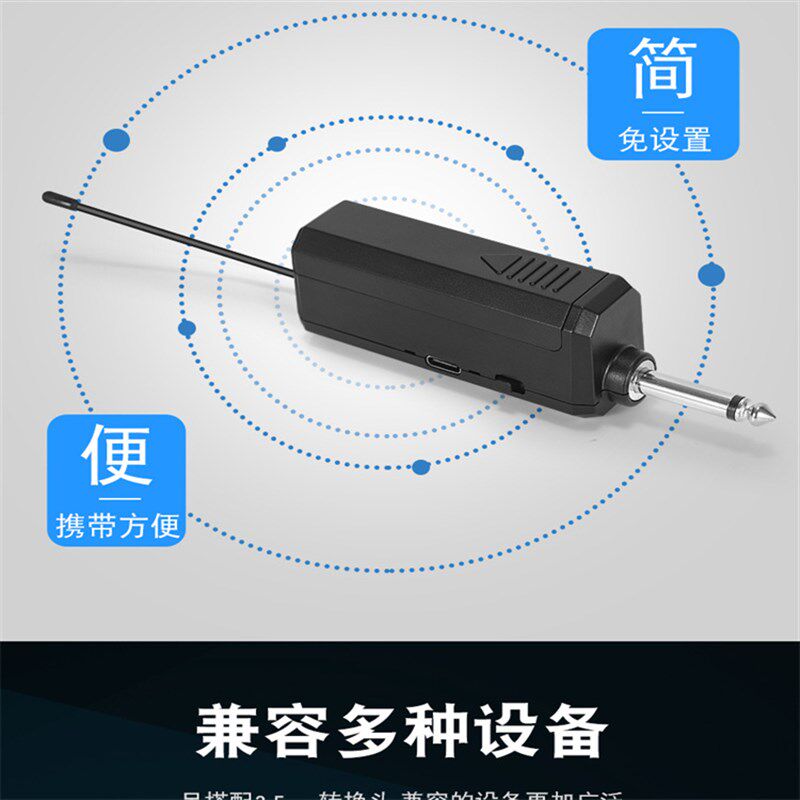 无线通用万能话筒广场户外演讲K歌家用舞台KTV一拖二动圈式麦克风