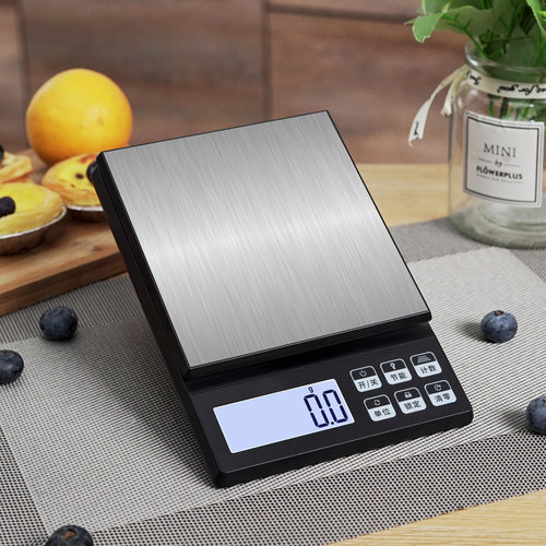 小型厨房秤家用电子秤高精度烘焙称量器精准称重食物秤克重小克称
