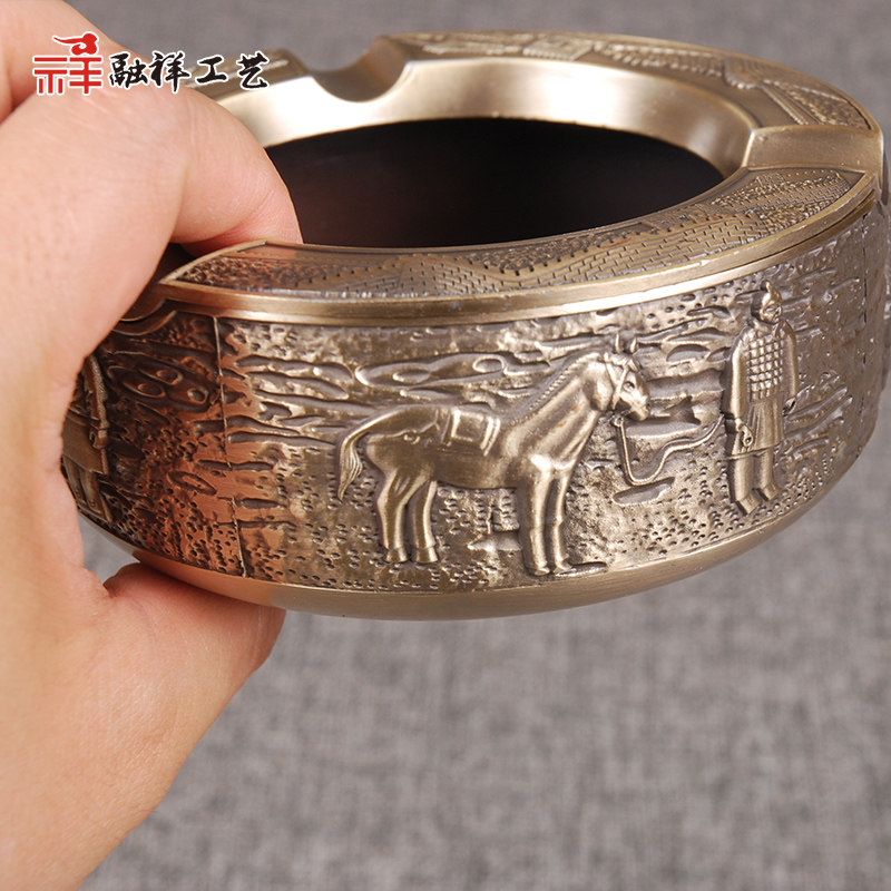 兵马俑烟灰缸 笔筒西安特色纪念品 中国风礼品 工艺品