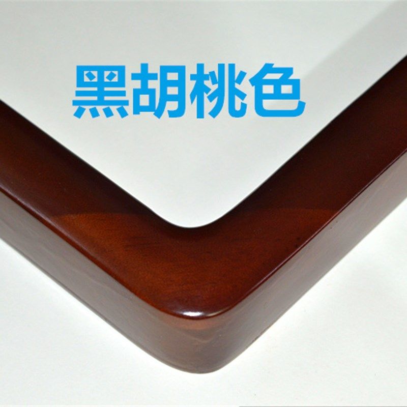 自己写画实木圆角框书法国画对联条幅中式简约古典装裱空白宣纸片