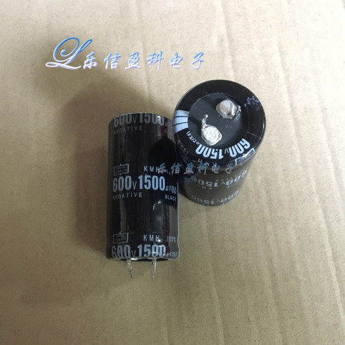600v1500uF蓄电电容500V1500uF电容2550电解电容实际容量200UF