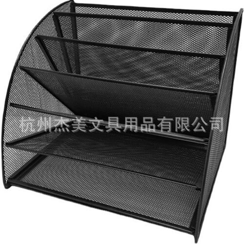金属网状可拆卸六层文件架文件资料收纳框置物架铁网档案管理架