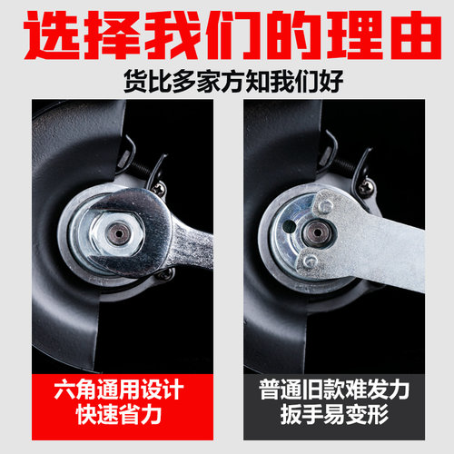 100角磨机压板切割机配件大全万用改装头通用螺母螺丝磨光机压盖