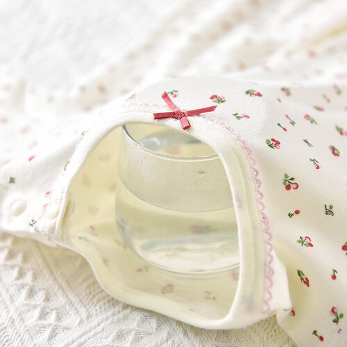 儿童连衣睡裙女童短袖女孩甜美风家居服空调服纯棉睡袋婴幼儿A类