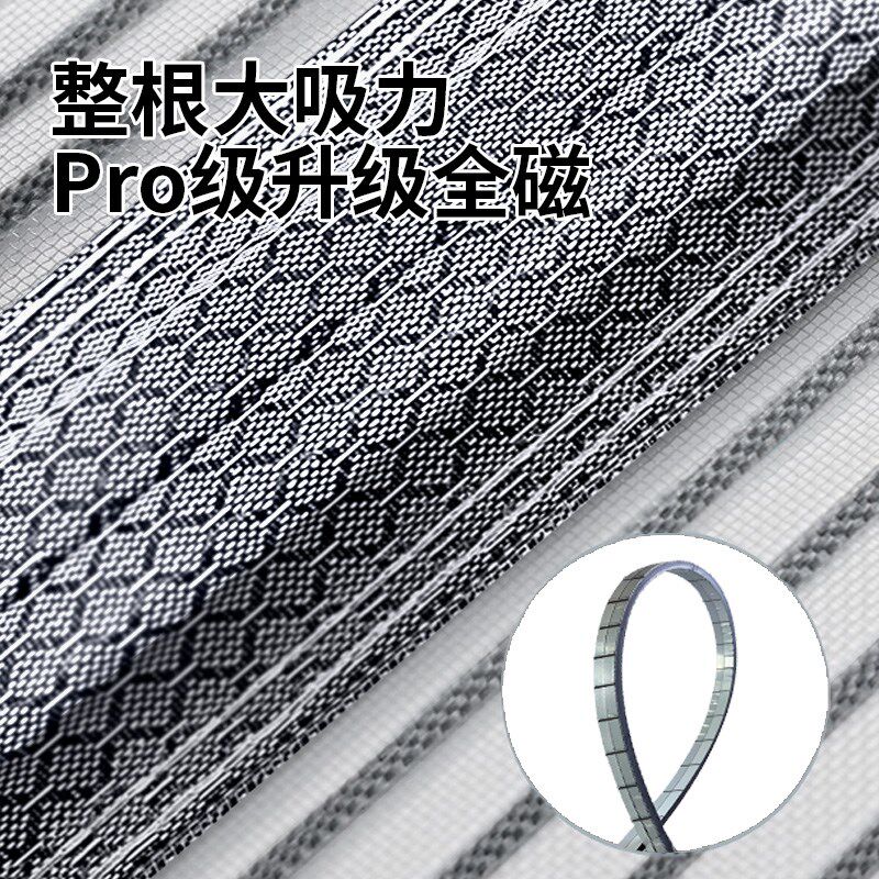 防蚊门帘可调节纱窗帘自粘夏季家用磁性蚊帐纱窗免打孔隔断帘加厚