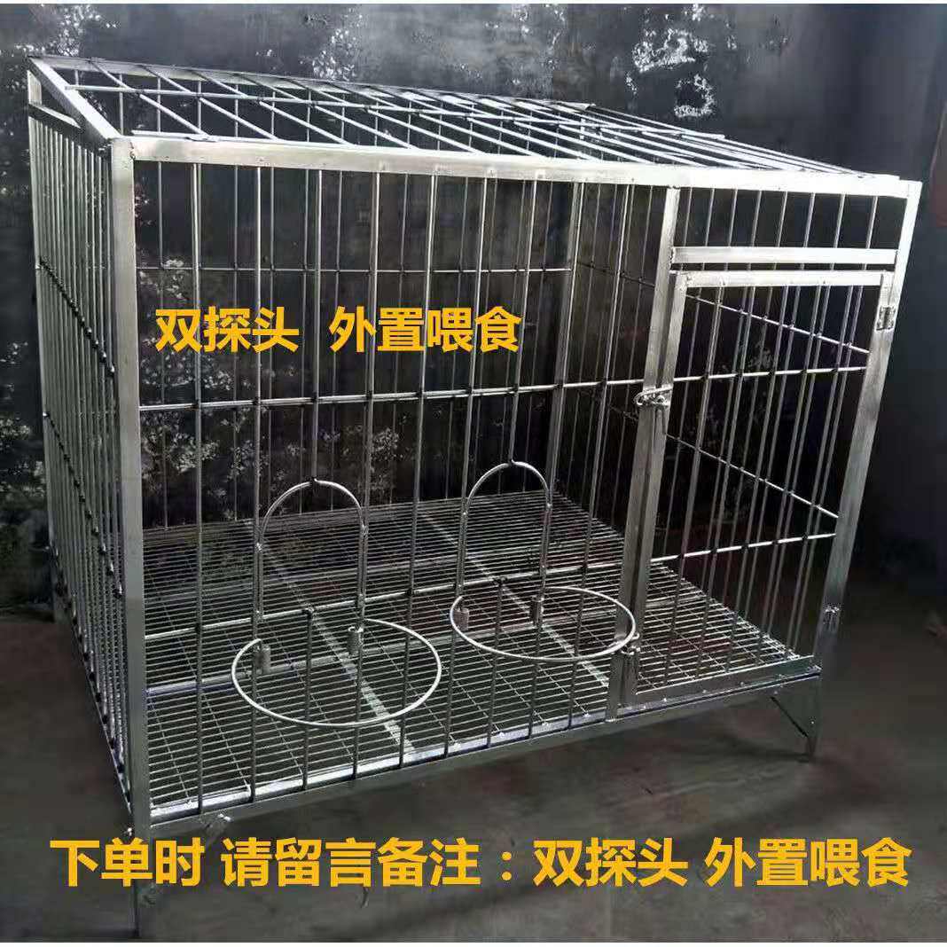 中大型犬狗笼镀锌角钢加粗钢筋狗场专用金毛边牧德牧哈士奇超大号
