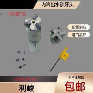 SDMT09T307SN钛合金快进给刀片高效开粗刀航空专用MKM113锁牙铣刀