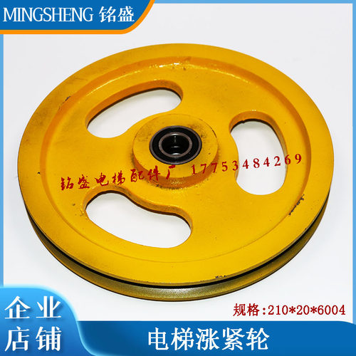 西子奥的斯电梯涨紧轮 210x20x6004 限速器涨紧轮装置 通力配件