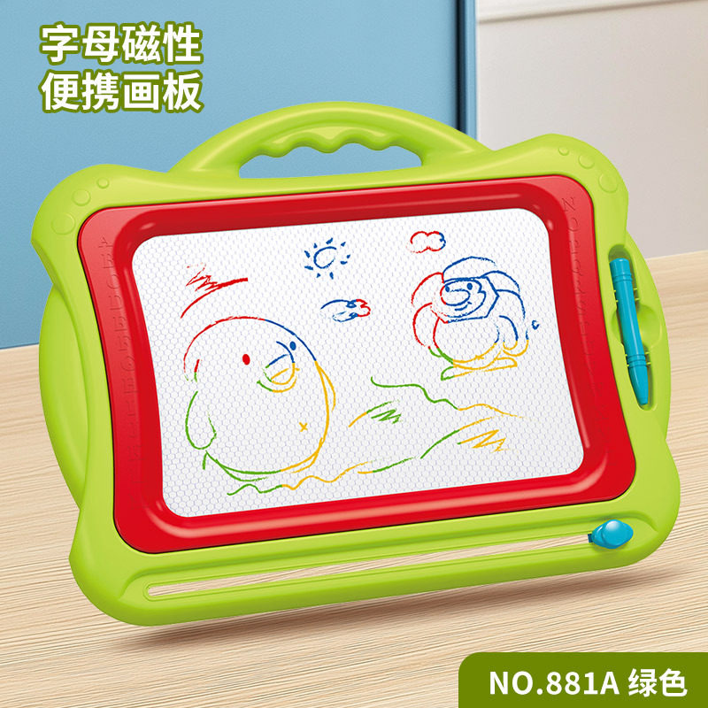 儿童可擦彩色字母磁性绘画板｜