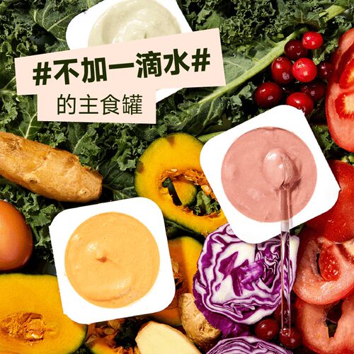 尾巴生活彩虹泥喜欢泥主食餐盒一餐一杯主食罐猫罐头