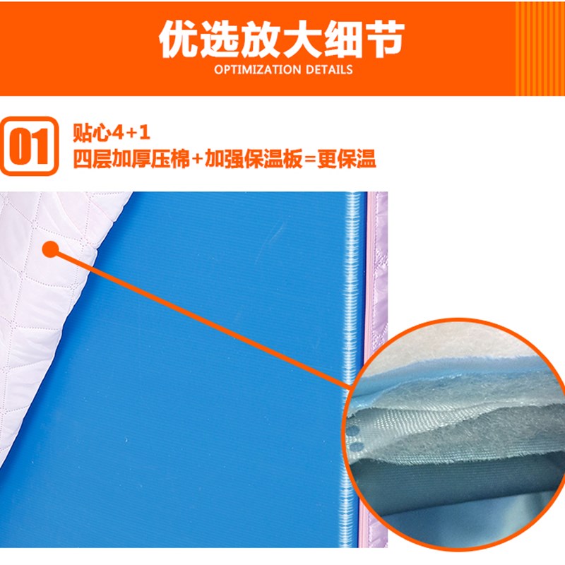 君悠豪华家用汗蒸房家庭蒸汽桑拿浴箱汗蒸箱熏蒸机桑拿房仅箱体