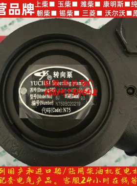 玉柴发动机原厂配件6105/YC6108/YC6A/6J助力泵J12J1转向泵