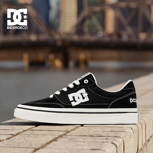 DCSHOES经典黑色板鞋男女同款