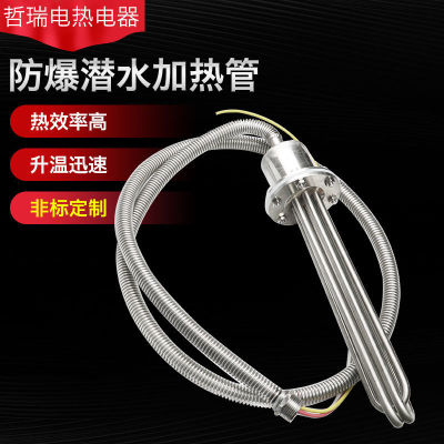 电热管水箱吨桶大功率防爆型潜水发热管380v水槽水池油罐车加热棒
