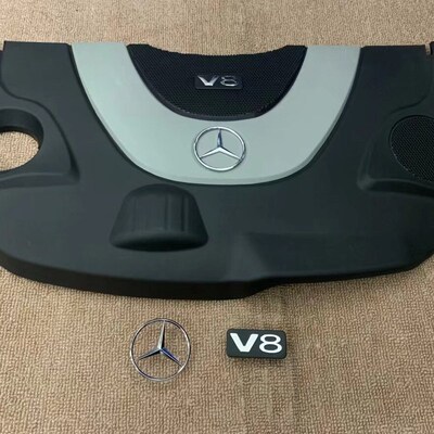 适用于奔驰S500 G550发动机上盖V8装饰盖G500 S450 W221 W463发动