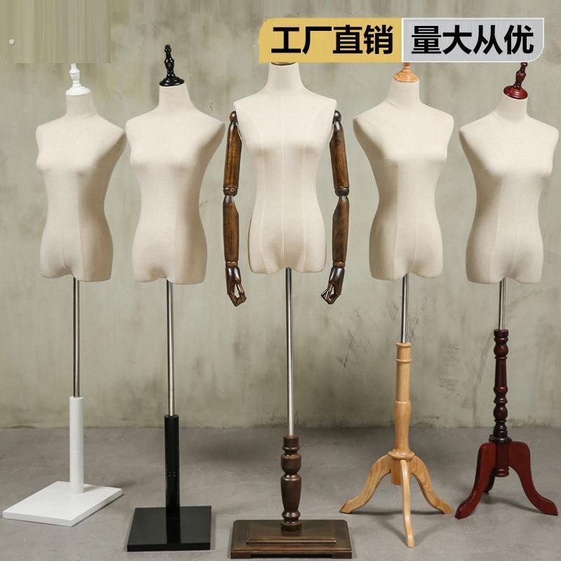 模特展示架婚纱服装道具架子半身人偶模型女衣服人体人形人台衣架