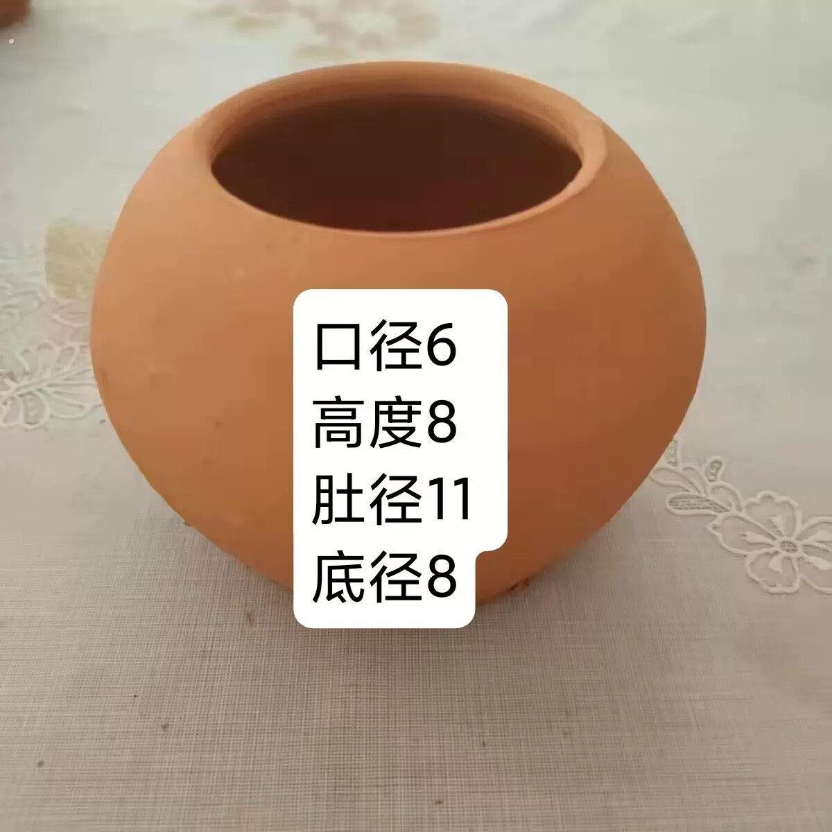 五色土陶罐老式土陶盆粗陶罐复古瓦罐坛子放五方土五行土专用容器